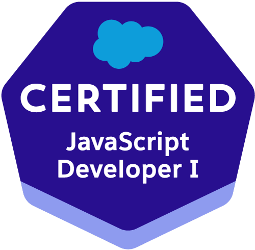 Salesforce Certified Javascript Developer Ⅰロゴ